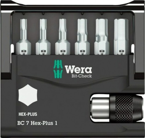 Набор насадок WERA Bit-Check Hex-Plus 8040-6 WE-056168 [WE-056168]