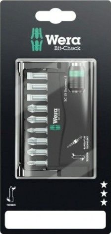 Набор насадок WERA Bit-Check – Rapidaptor 8600/9 TZ SB, WE-073410 [WE-073410]