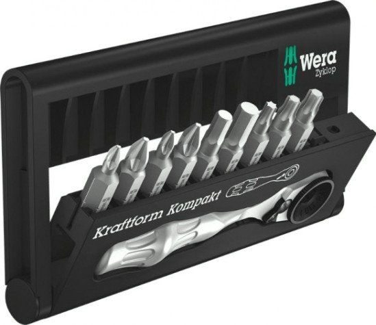 Набор насадок WERA Kraftform Kompakt Zyklop Mini 1 WE-073645 [WE-073645]