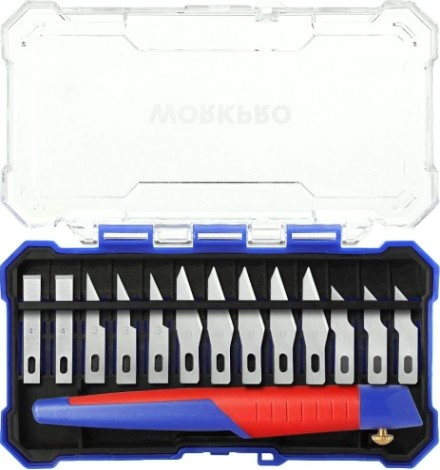 Набор ножей WORKPRO WP219005 нож полупрофессиональный 14шт Набор ножей WORKPRO WP219005 нож полупрофессиональный 14шт
