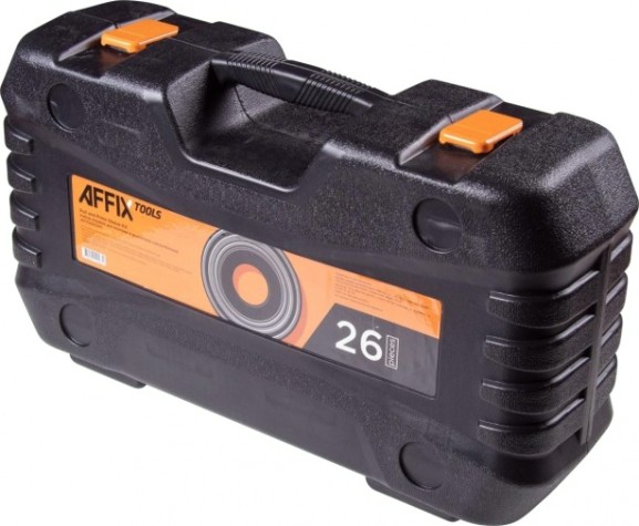 Набор оправок для монтажа/демонтажа сайлентблоков Affix кейс, 26 пред. [AF11020026C]