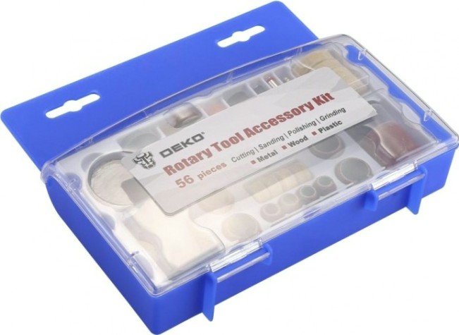 Набор оснастки для гравера DEKO DH56 (56 предметов) в кейсе [065-0784]