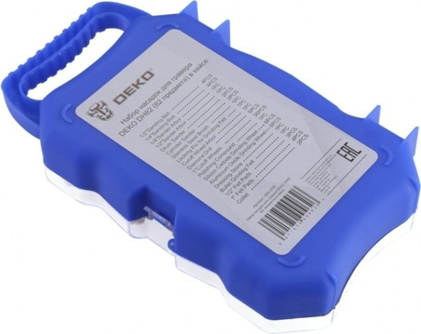 Набор оснастки для гравера DEKO DH82 (82 предмета) в кейсе [065-0781]