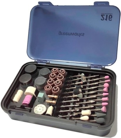 Набор оснастки для гравера GREENWORKS 3503507 216 предметов в кейсе Набор оснастки для гравера GREENWORKS 3503507 216 предметов в кейсе