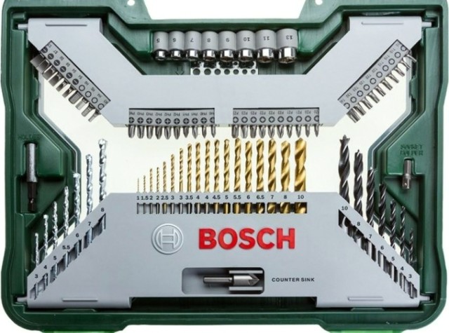 Набор оснастки универсальный BOSCH X-Line TITANIUM 100 предметов [2607019330]