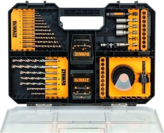 Набор оснастки универсальный DeWALT DT70620T-QZ EXTREME IMPACT TORSION кейс 100 шт