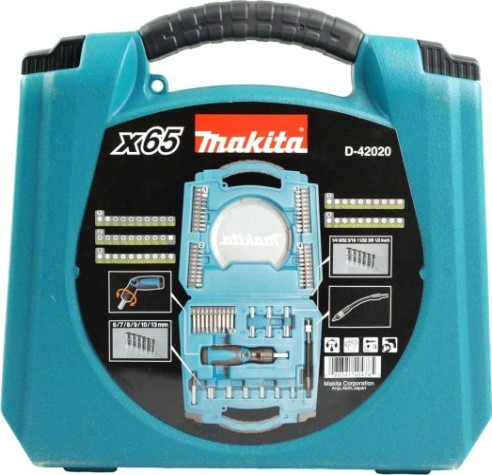 Набор оснастки универсальный MAKITA 65 предметов CIRCLE SERIES [D-42020]