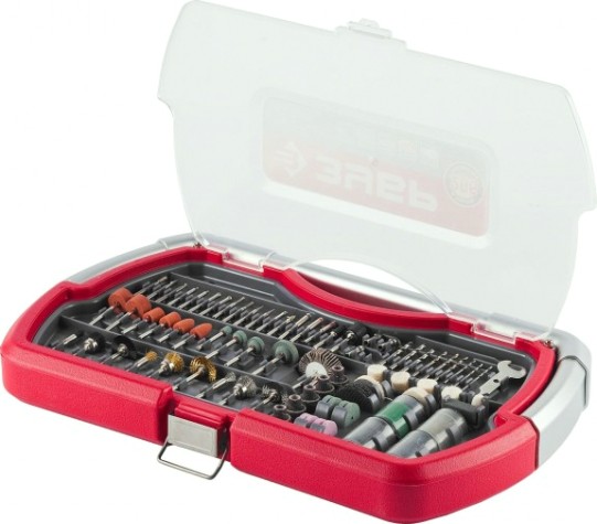 Набор оснастки универсальный ЗУБР для гравировальных машин 206 предметов 35904-H206 [35904-H206]