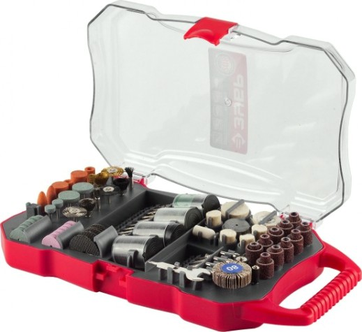 Набор оснастки универсальный ЗУБР для гравировальных машин 208 предметов 35901-H208 [35901-H208]