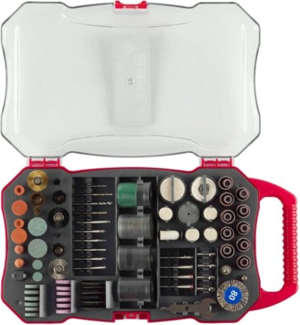 Набор оснастки универсальный ЗУБР для гравировальных машин 208 предметов 35901-H208 [35901-H208]