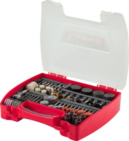 Набор оснастки универсальный ЗУБР для гравировальных машин 220 предметов 35903-H220 [35903-H220]