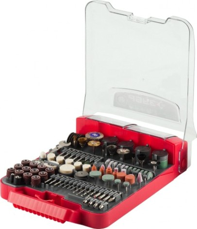 Набор оснастки универсальный ЗУБР для гравировальных машин 238 предметов 35902-H238 [35902-H238]