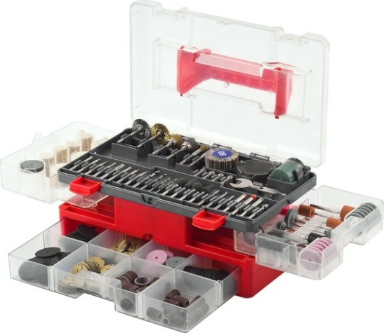 Набор оснастки универсальный ЗУБР для гравировальных машин 349 предметов 35905-H349 [35905-H349]