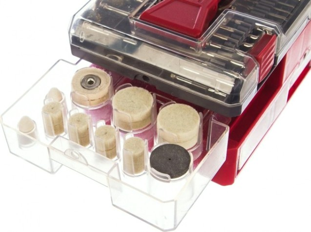 Набор оснастки универсальный ЗУБР для гравировальных машин 349 предметов 35905-H349 [35905-H349]