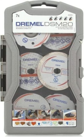 Набор отрезных дисков DREMEL DSM20 универсальный (7 предметов) [2615S705JA]