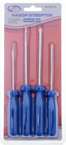 Набор отверток Autovirazh AV-299104 4 предмета