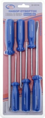 Набор отверток Autovirazh AV-299106 6 предметов