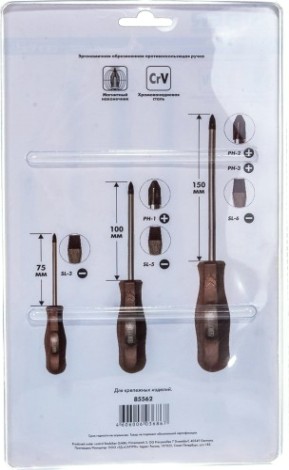 Набор отверток Biber Мастер 85562 6шт. [тов-104367]