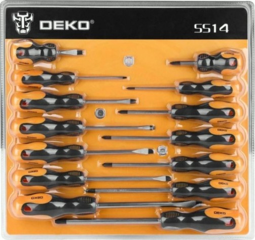 Набор отверток DEKO 14 предметов SS14 [065-0604]