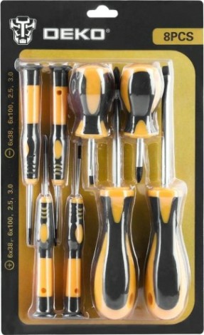 Набор отверток DEKO SS08 (8 предметов) [065-0603]