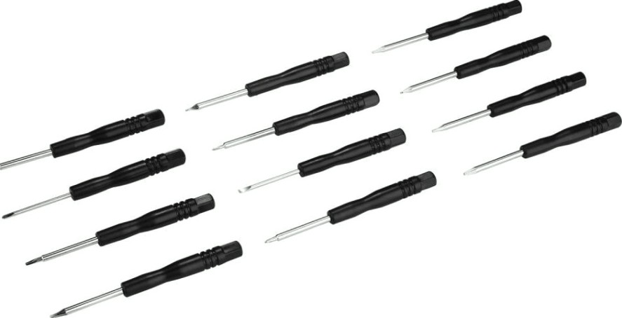 Набор отверток DEKO SS12 прецизионных для точных работ (12 предметов) [065-0591]