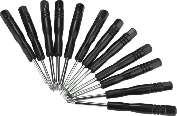 Набор отверток DEKO SS12 прецизионных для точных работ (12 предметов) [065-0591]