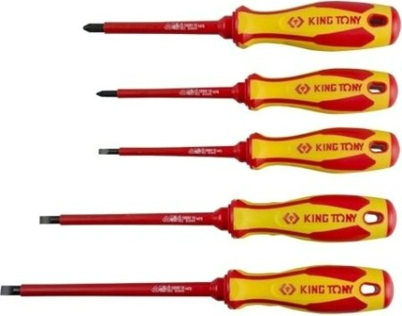 Набор отверток диэлектрических KING TONY 30605MR 5 предметов