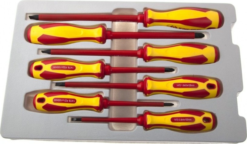 Набор отверток диэлектрических KING TONY 30607MR 7 предметов Набор отверток диэлектрических KING TONY 30607MR 7 предметов