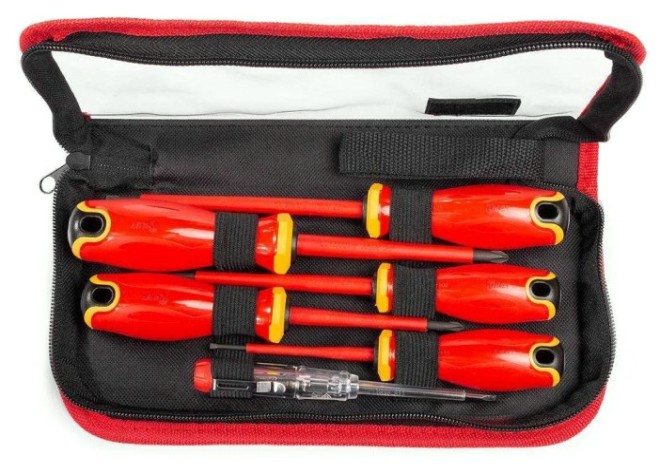 Набор отверток диэлектрических КВТ НИО-2206-S серия ПРОФИ [88925]