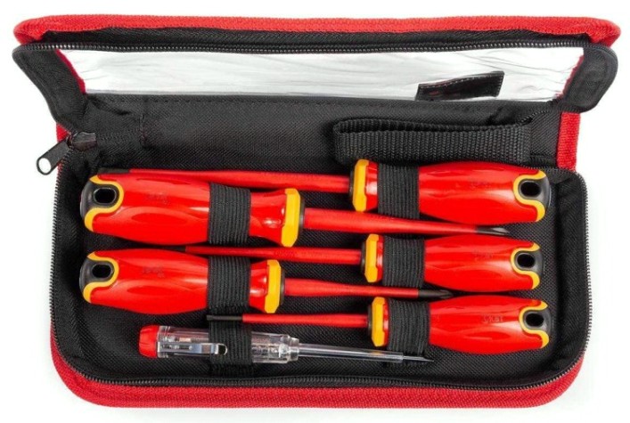 Набор отверток диэлектрических КВТ НИО-2206 серия СЛИМ [88932]