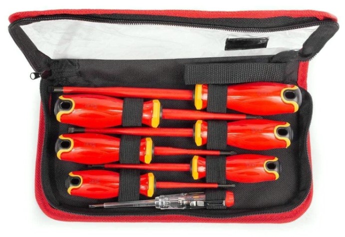 Набор отверток диэлектрических КВТ НИО-2207 серия СЛИМ [88933]