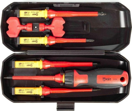 Набор отверток диэлектрических КВТ НИО-4405 "профи" [83785]