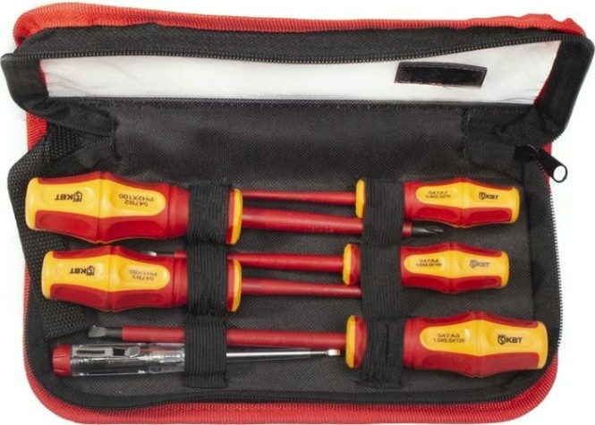 Набор отверток диэлектрических КВТ "Профи" НИО-06 [78617]