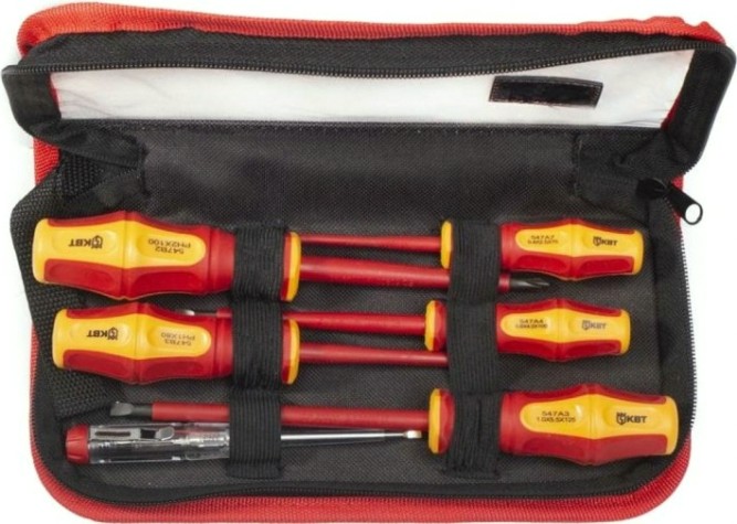 Набор отверток диэлектрических КВТ Профи НИО-06-S [87129]