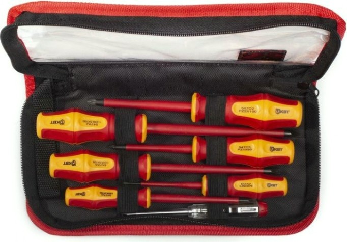 Набор отверток диэлектрических КВТ "Профи" НИО-07 [78618]