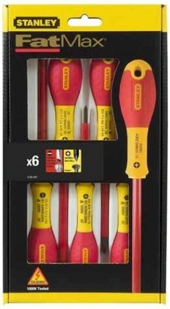Набор отверток диэлектрических STANLEY FATMAX 0-65-441 6 предметов [0-65-441]
