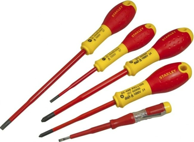 Набор отверток диэлектрических STANLEY FATMAX XTHT0-62693 5 предметов [XTHT0-62693]