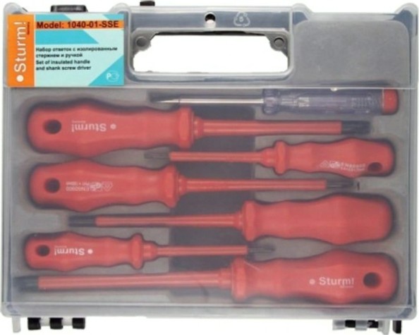 Набор отверток диэлектрических Sturm 1040-01-SSE 7 шт.