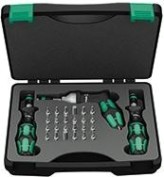 Набор отверток динамометрических WERA 7440/41/42 SATZ 0,3 х 6 Nm / set 0,3 х 6 Nm WE-074739 [WE-074739]