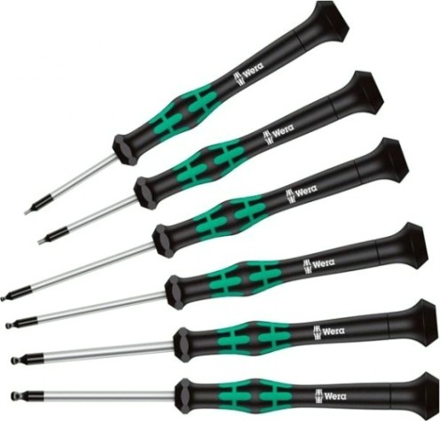 Набор отверток для электронщиков WERA Kraftform Micro 2052/6 SATZ 6TLG. WE-118156 [WE-118156]