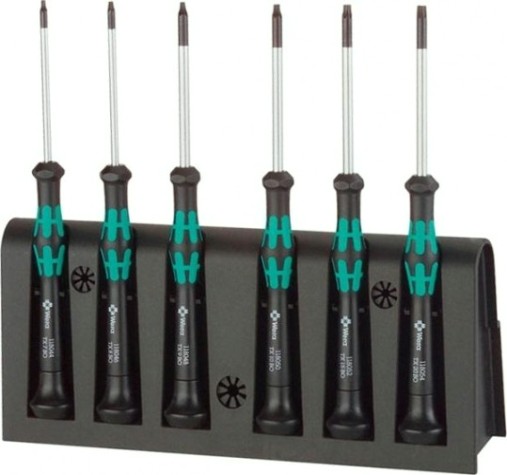 Набор отверток для электронщиков WERA Kraftform Micro 2067/6 BO SATZ 6TLG. WE-118154 [WE-118154]