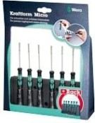 Набор отверток для электронщиков WERA Kraftform Micro 2069/6 SATZ 6TLG. WE-118158 [WE-118158]