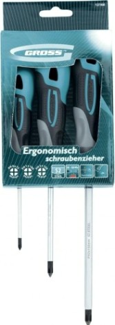 Набор отверток GROSS 3 предмета 12166 [12166]