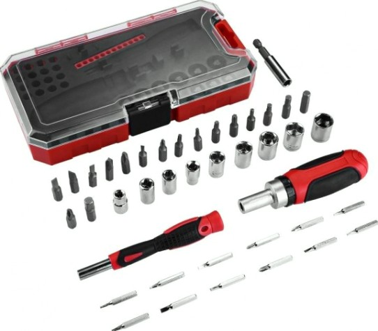 Набор отверток и аксессуаров DEKO BS41, 41 предмет [065-0516]