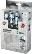 Набор отверток из нержавеющей стали WERA 3334/3350/3355/6 WE-032063 [WE-032063]
