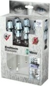 Набор отверток из нержавеющей стали WERA 3334/3355/6 SATZ 6TLG / 6 PCS WE-032061 [WE-032061]