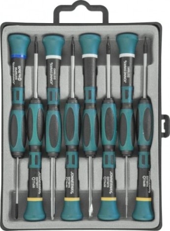 Набор отверток JONNESWAY D3750T18S для точной механики TORX®, 50 мм, 8 предметов [048334]