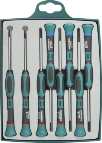 Набор отверток JONNESWAY D3765P08S для точной механики, 65 мм, 8 предметов [048815]