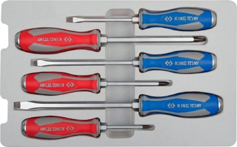 Набор отверток KING TONY 30206МР 6 предметов [30206MR]