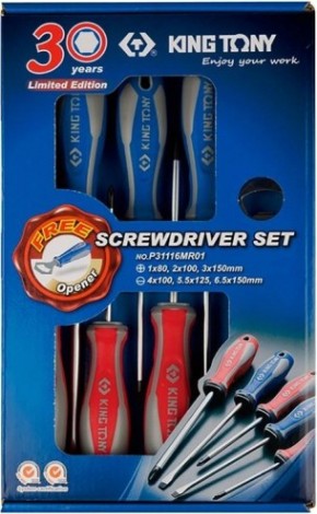 Набор отверток KING TONY 31116MR 6 предметов